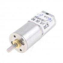 10RPM 3mm Shaft Dia Cylinder Shape Speed Reducing Gearbox Geared Motor 6VDC