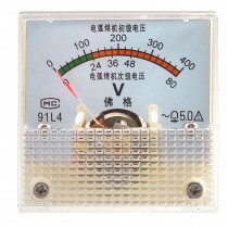 91L4 Double Scale AC 400V 80V Analog Voltmeter Panel for Arc Welder