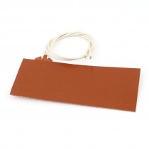 24V 8W Flexible Silicone Rubber Heater Heating Plate 124mm x 50mm