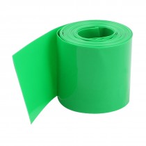 5pcs 2M Length 29 5mm Green PVC Heat Shrink Tubing Wrap for 1 x 18650 Battery