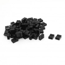 100pcs 8P Double Row Jumper Wire Cable Female Pin Connectors 2 54mm Pitch