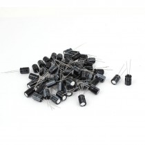 60 Pcs 8x11 5mm 1000uF 6 3V Radial Leads Aluminum Electrolytic Capacitors