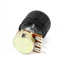 B10K 10K Ohm 3 Terminals Rotary Audio B Type Potentiometer Pot