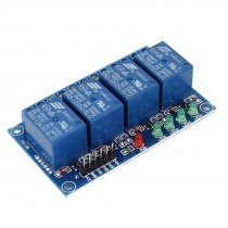 SRD 12VDC SL C 4 Channel High Level Relay Trigger Optical Coupler Circuit Module