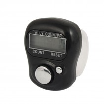 Soft Plastic Band Black Case LCD Display Finger Counter