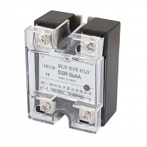 Single Phase Solid State Relay SSR AC-AC 50A 24-240V AC / 70-280V AC