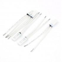 5 Pcs 80 Celsius Bimetal Thermostat Temperature Control Switch 250V 5A