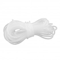 16 Meter 52 5ft 4 6mm Inner Dia Spiral Wrapping Bands Cable Manager White