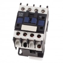 AC 380V Coil AC Contactor 12A 3 Phase No Auxiliary Contact CJX2 1210