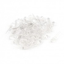 60pcs 5mm Ultra Bright Red White Round LED Lamp Light Bulb Emitting Diode