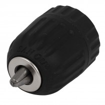 0.8-10mm 3/8-24UNF Mount Keyless Electric Drill Chuck Black