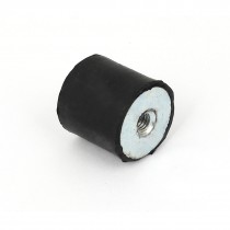 M6 25 x 225mm Double Side Anti Vibration Rubber Mount Isolator Bobbin