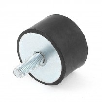 M10 Thread Male Female End Rubber Vibration Mount Isolator 50mm x 30mm