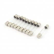 10 x 250V 1A 1000mA Quick Fast Blow Glass Fuses Tubes 6mm x 30mm