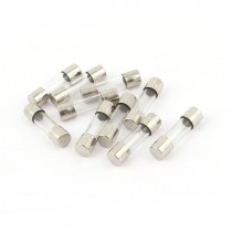 10pcs 250V 250mA 0 25A Quick Blow Glass Fuses Tubes 5mm x 20mm