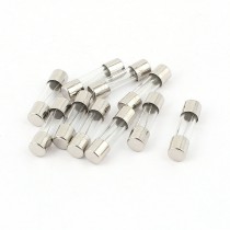 10Pcs 250V 4A Glass Fuses Slow Blow Time Delay Tubes 5mm x 20mm