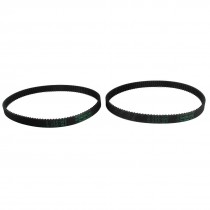 2pcs Black Nylon Cog Designed Flexible V Belt for Makita 9043 Sander