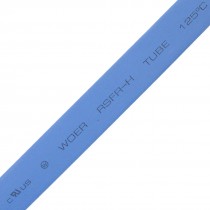 Ratio 2:1 7mm Dia Blue Polyolefin Heat Shrinkable Tube 8M Long