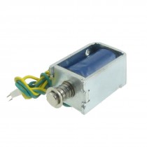 DC 24V 1.3A 2mm Stroke 0.45Kg Push Type Open Frame Solenoid Electromagnet