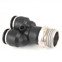 10mm Push In 21mm Thread Y Shape Quick Fitting Joint