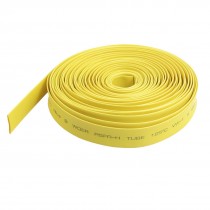 Ratio 2:1 9mm Dia Yellow Polyolefin Heat Shrinkable Tube 10M Long