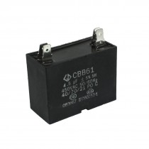 CBB61 4.5uF 50/60Hz 4 Pins Motor Run Capacitor AC 450V