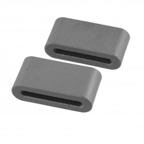 6 Pcs Transformer 21 x 2.5mm Insert Slot Ferrite Flat Cable Cores