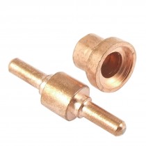 Replacement Copper Tone Welding Double Head Tip Nozzle