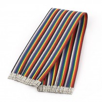 Female to Female Solderless Jumper Breadboard Wires 40pin Rainbow Ribbon Cable