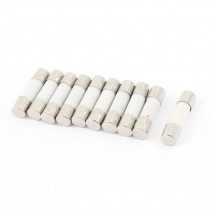 10 Pcs 250V 20A Fast Acting Ceramic Fuses Tubes 5mm x 20mm