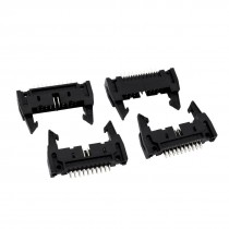 Double Rows 2 54mm 20PINS Lock Type Straight IDC Pin Headers Connector 4pcs