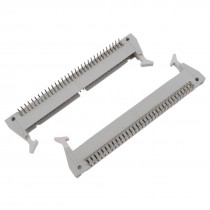 Double Rows 2 54mm 64PINS Lock Type Right Angle IDC Pin Headers Connector 2pcs