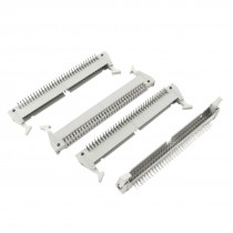 Double Rows 2 54mm 64PINS Lock Type Right Angle IDC Pin Headers Connector 4pcs