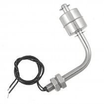 Silver Tone Liquid Water Level Right Angle Floating Switch