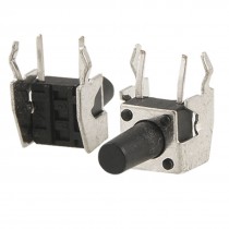 2 Pcs Momentary Right Angle Tactile Tact Push Button Switch 6 x 6mm x 10mm