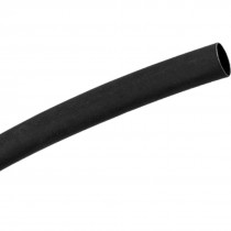 Black 4mm Diameter Polyolefin 2:1 Halogen-Free Heat Shrink Tubing 1M 3.3Ft