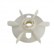 Replacement Ivory Color Plastic Six Impeller Motor Fan Blade