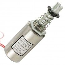 DC 24V 10mm 1Kg Force Pull Type Tubular Solenoid Electromagnet