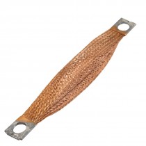 15.8cm Length 150A Conductor Flat Copper Braided Wire Protecter