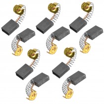 5 Pair Black Rectangle Electronic Motor Carbon Brushes