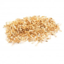 500 Pcs F130-0.1 Gold Tone Carbon Brush Holder for F130 Motor Mieeg