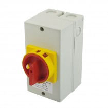 Lock AC 690V 63A 11KW 2 Position Cam Combination Changeover Switch w Mount Case