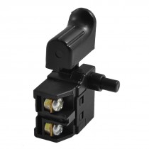 Black AC 250V 6A NO Momentary Contact Electric Power Tool Switch
