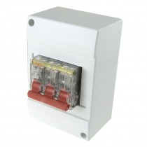 AC 400V 40A 3P Transparent Mini Circuit Breaker MCB with Housing