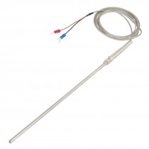 K Type 5/16" Thread Dia 200mm x 5mm Thermocouple Probe 2M Cable