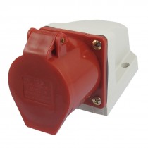 AC 380V-415V 32A 3P+E IEC309-2 Panel Mount Industrial Socket Lbvog