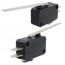 Long Straight Hinge Lever 3 Pins Basic NO NC Momentary Micro Switch 2 Pcs