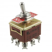 3PDT On/On 2 Position Toggle Switch AC 15A/250V 10A/380V