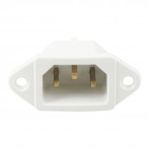 250V 10A 3 Pins C14 Male Power Inlet Socket Adapter for Rice Cook