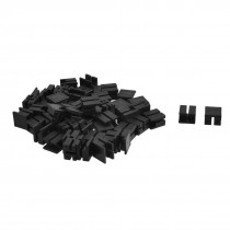 50 Pcs PCB Mount Plastic 3 Position Transistor Housing Washer Black